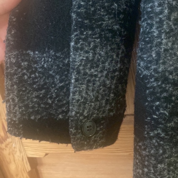 Gray Buffalo Plaid Club Monaco Japhia Fall Coat size xs - Picture 7 of 8